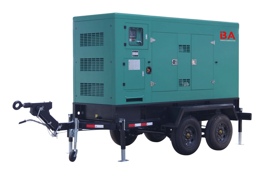 Trailer type 300kw diesel generator set