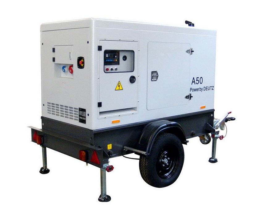 25kva diesel generator set trailer type
